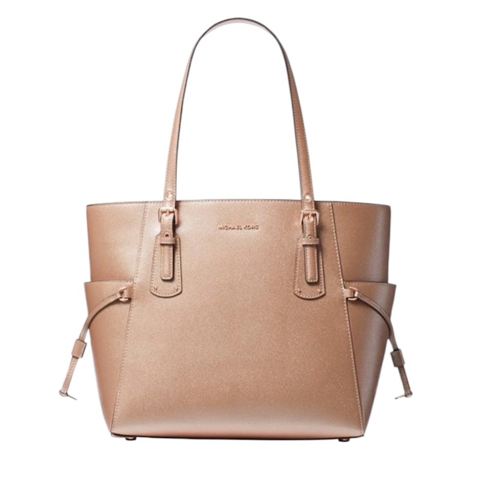 Michael Kors Voyager East West Crossgrain Leather Tote